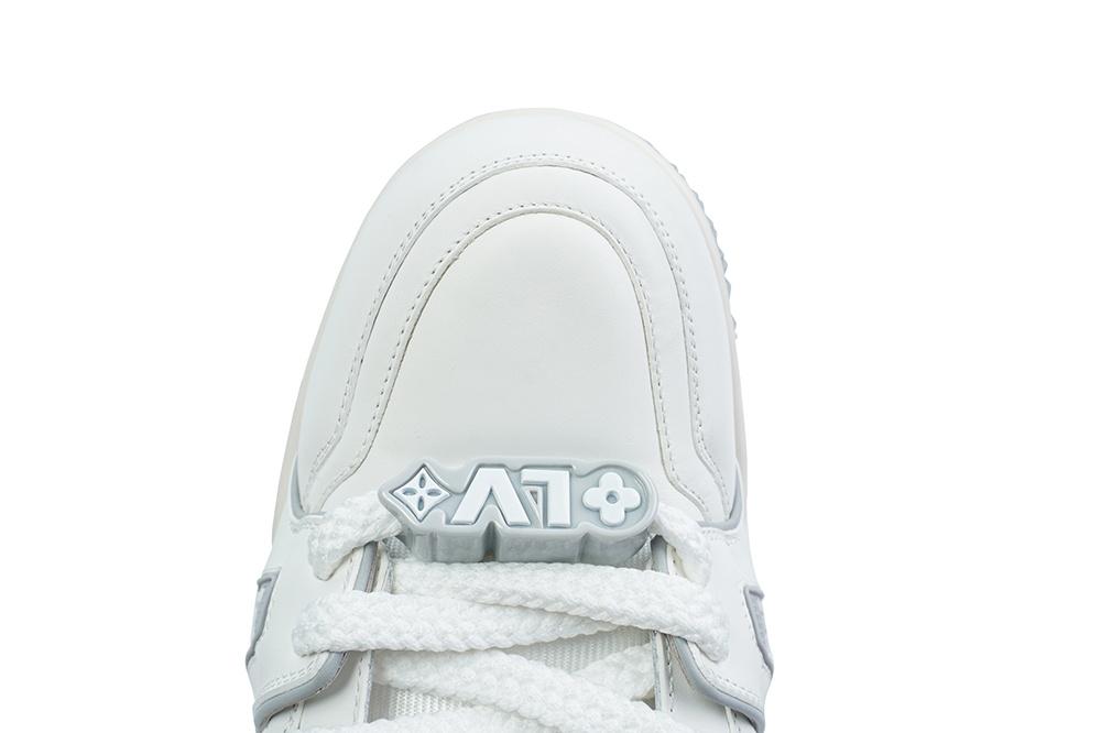 PK God Louis Vuitton Trainer Maxi White Grey RETAIL MATERIALS READY TO SHIP